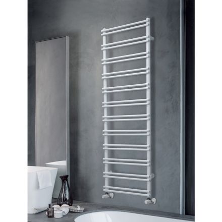 Carbon Steel Towel Warmer with Hydraulic System - Praline Viadurini