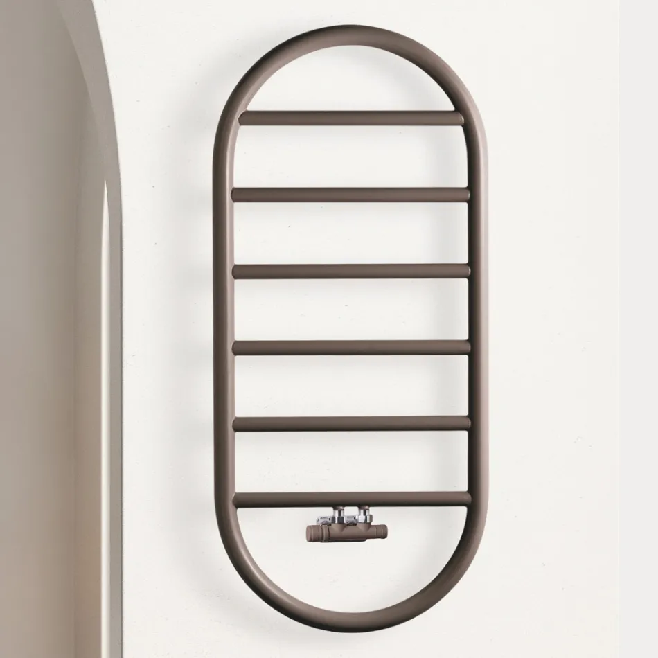 Design Towel Warmer "All Round Bubble" in Steel Made in Italy - Smooth Viadurini