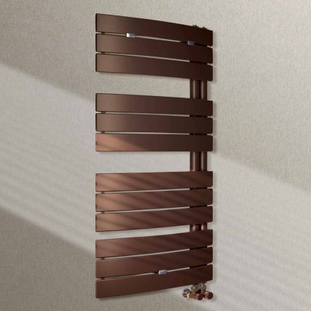 Colored electric heated towel rail by Sail by Scirocco H Viadurini