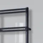 Electric towel warmer with vertical collectors Made in Italy - Ginger Viadurini