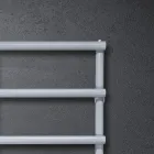 Electric Towel Warmer with Circular Elements Made in Italy - Strawberry Viadurini