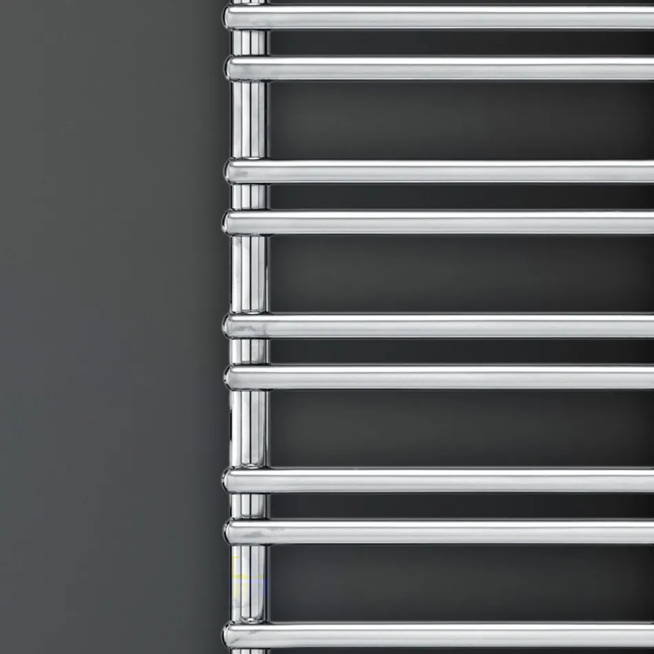 Electric Towel Warmer with Horizontal Elements Made in Italy - Amaretti Viadurini