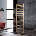 Electric Towel Warmer with Simple Queues in Steel Made in Italy - Pistachio