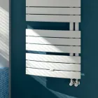 Electric white design towel warmer white Sail Scirocco H Viadurini