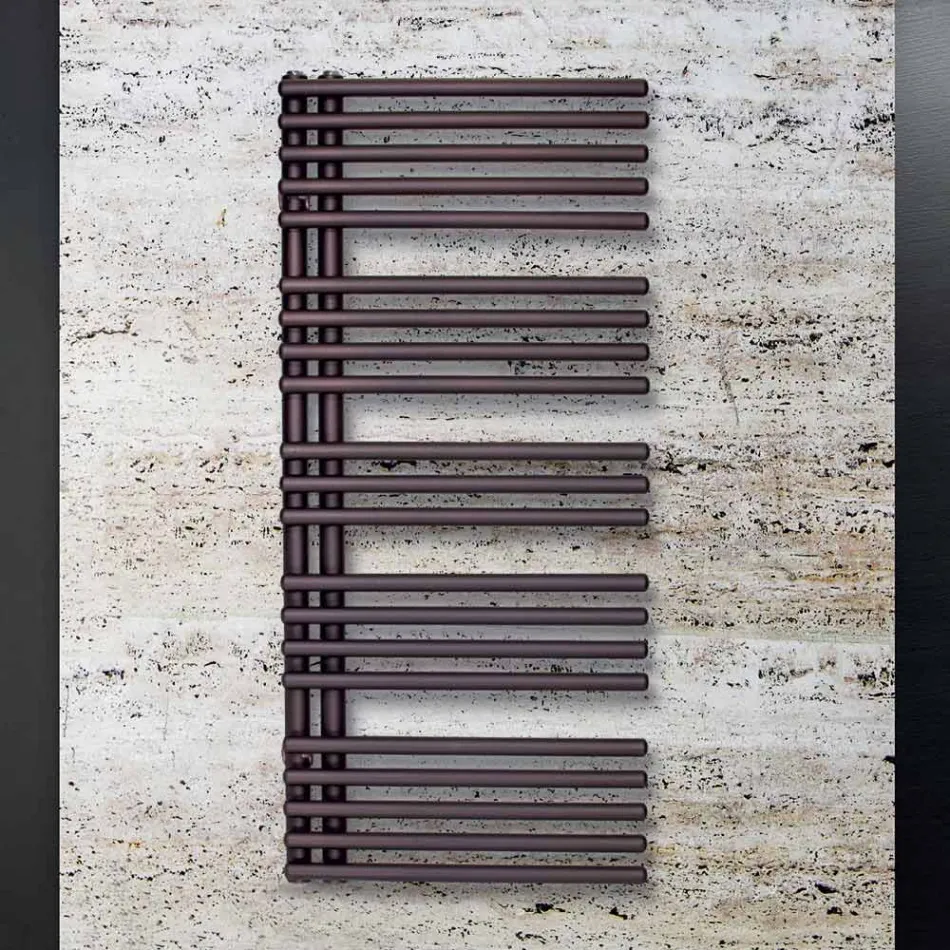 Electric Towel Warmer in Carbon Steel Made in Italy - Sour Cherries Viadurini