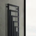 Electric Steel Towel Warmer with Modern Design Made in Italy - Potentia Viadurini