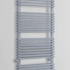 Electric Towel Warmer in Steel Aluminium Finish Made in Italy - Brioches Viadurini