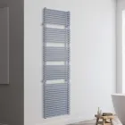 Electric Towel Warmer in Steel Aluminium Finish Made in Italy - Brioches Viadurini