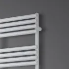 Electric Towel Warmer in Steel Pure White Finish Made in Italy - Lemon Viadurini