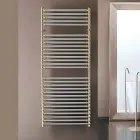 Electric Towel Warmer in Steel Chrome and Gold Finish Made in Italy - Laura Viadurini