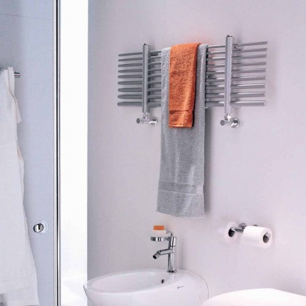 Electric horizontal towel rail Selene made in Italy Scirocco H Viadurini