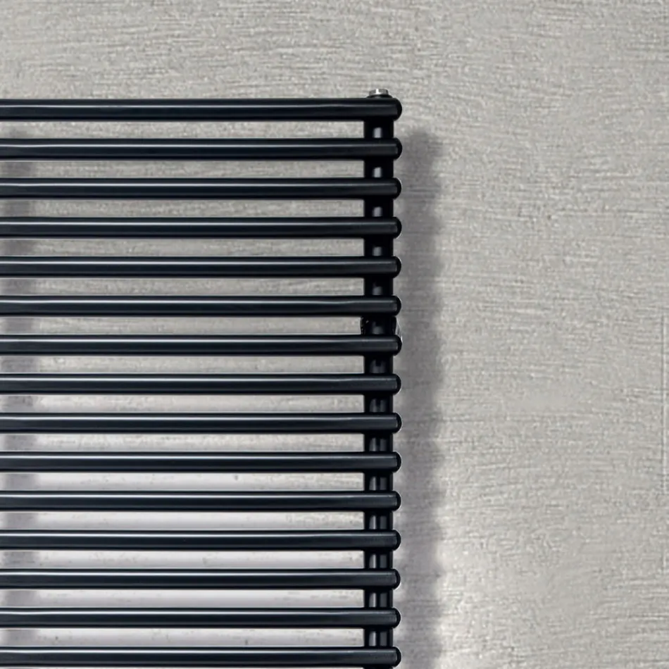 Electric towel warmer made of carbon steel - soft Viadurini