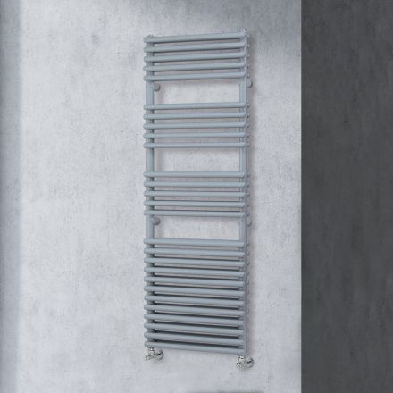 Hydraulic Towel Warmer with 4 Series of Horizontal Elements Made in Italy - Meringue Viadurini