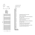 Hydraulic Towel Warmer in Carbon Steel Rust Made in Italy - Coccola Viadurini