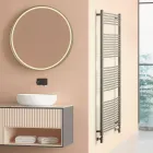 Hydraulic Steel Towel Warmer in Different Colours Made in Italy - Ibis Viadurini
