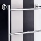 Hydraulic Towel Warmer in Steel Chrome Finish Made in Italy - Gaia Viadurini