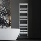 Mixed Towel Warmer with Horizontal Elements Made in Italy - Amaretti Viadurini