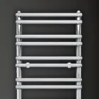 Mixed Towel Warmer with Horizontal Elements Made in Italy - Amaretti Viadurini