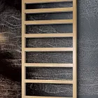 Mixed Towel Warmer with Simple Queues in Steel Made in Italy - Pistachio Viadurini