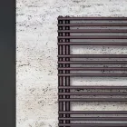 Mixed Towel Warmer in Carbon Steel Made in Italy - Cherries Viadurini