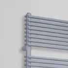 Mixed Towel Warmer in Steel Aluminium Finish Made in Italy - Brioches Viadurini