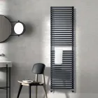 Mixed Towel Warmer Made in Carbon Steel - Soft Viadurini