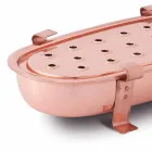 Table Chafing Dish for Copper Pots Made in Italy 45x23 cm - Mariaelena Viadurini