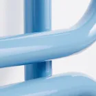 Electric Towel Warmer Ladder Round Colored Steel Made in Italy - Chain Viadurini