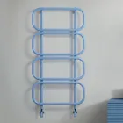 Hydraulic Towel Warmer Ladder in Colored Flat Steel Made in Italy - Chain Viadurini
