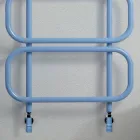 Hydraulic Towel Warmer Ladder in Colored Flat Steel Made in Italy - Chain Viadurini