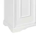 Shoe cabinet with 1 drawer and 2 wooden doors Made in Italy - Lasa Viadurini