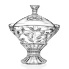 Sweets Box and Ecological Crystal Centerpiece 2 Pieces - Magnolio Viadurini