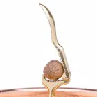 Nutcracker Tray in Tinned Copper Hand Crafted Design 24 cm - Paronzo Viadurini