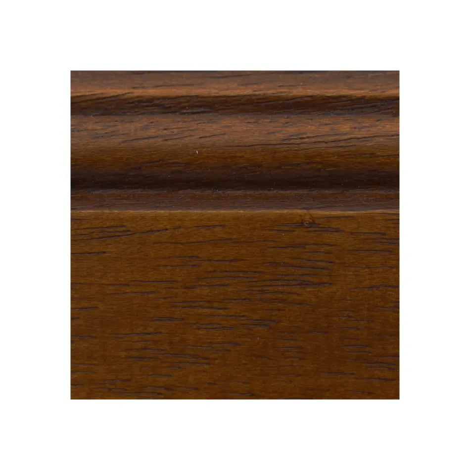 Desk with 5 Drawers in Patinated Cherry Made in Italy - Opi Viadurini