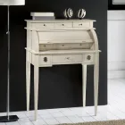 Desk with 6 External Drawers, 3 Internal Drawers and 1 Compartment Made in Italy - Marte Viadurini