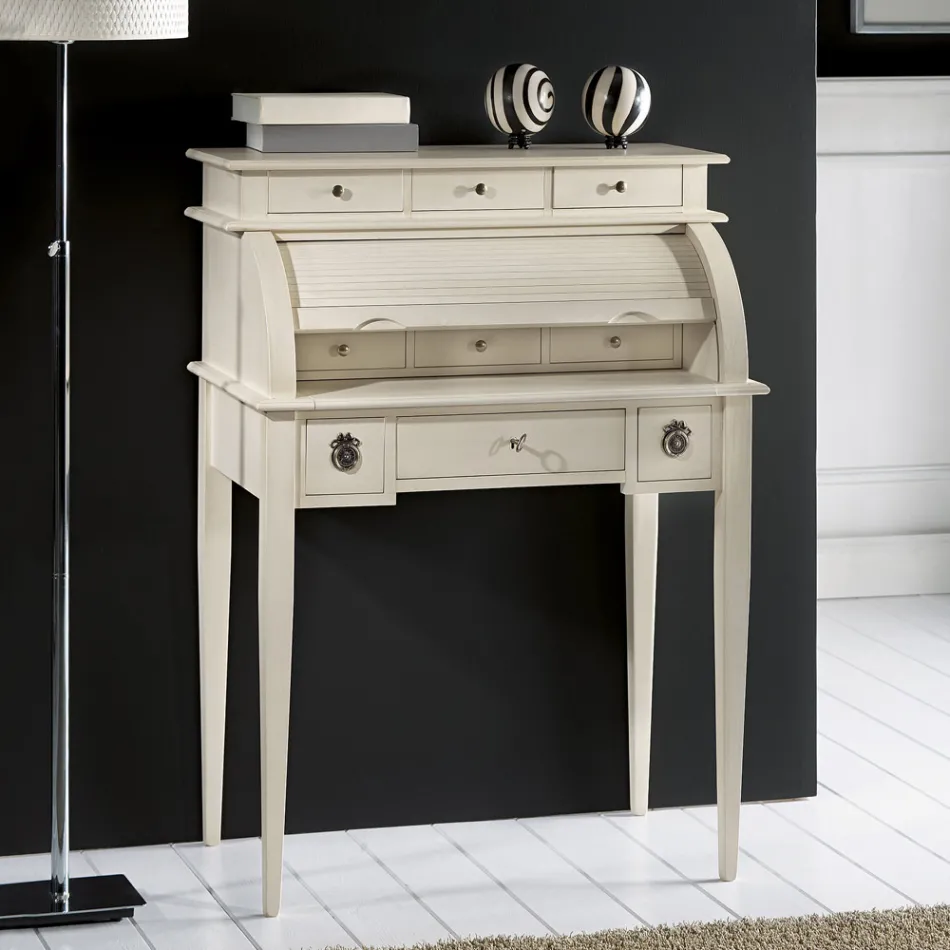 Desk with 6 External Drawers, 3 Internal Drawers and 1 Compartment Made in Italy - Marte Viadurini