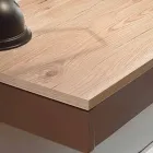 Wall Desk in Melamine and Metal with Drawer Made in Italy - Silicon Viadurini