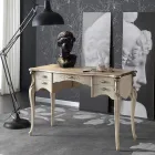 Luxury Wooden 5 Drawer Lounge Desk Made in Italy - Caligola Viadurini