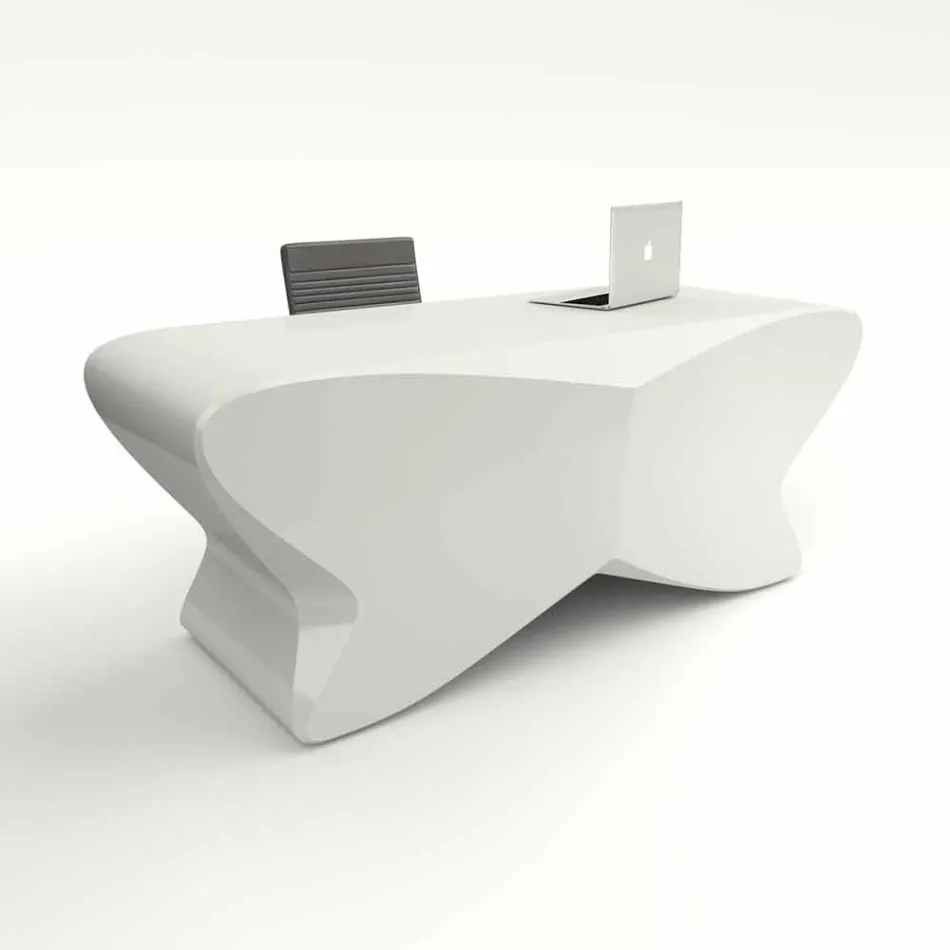 Modern design study desk made in Italy, Popoli Viadurini