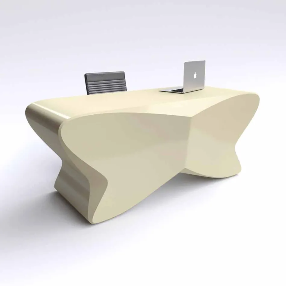 Modern design study desk made in Italy, Popoli Viadurini