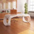 Modern design office desk made in Italy, Terenzo Viadurini