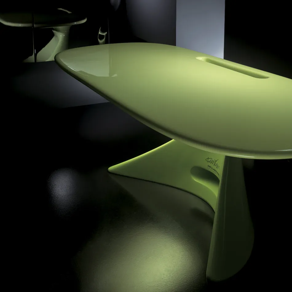 Karim Rashid desk in resin - Smania Viadurini