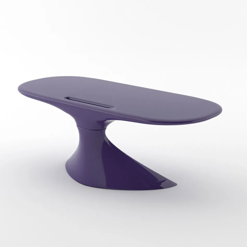 Karim Rashid desk in resin - Smania Viadurini