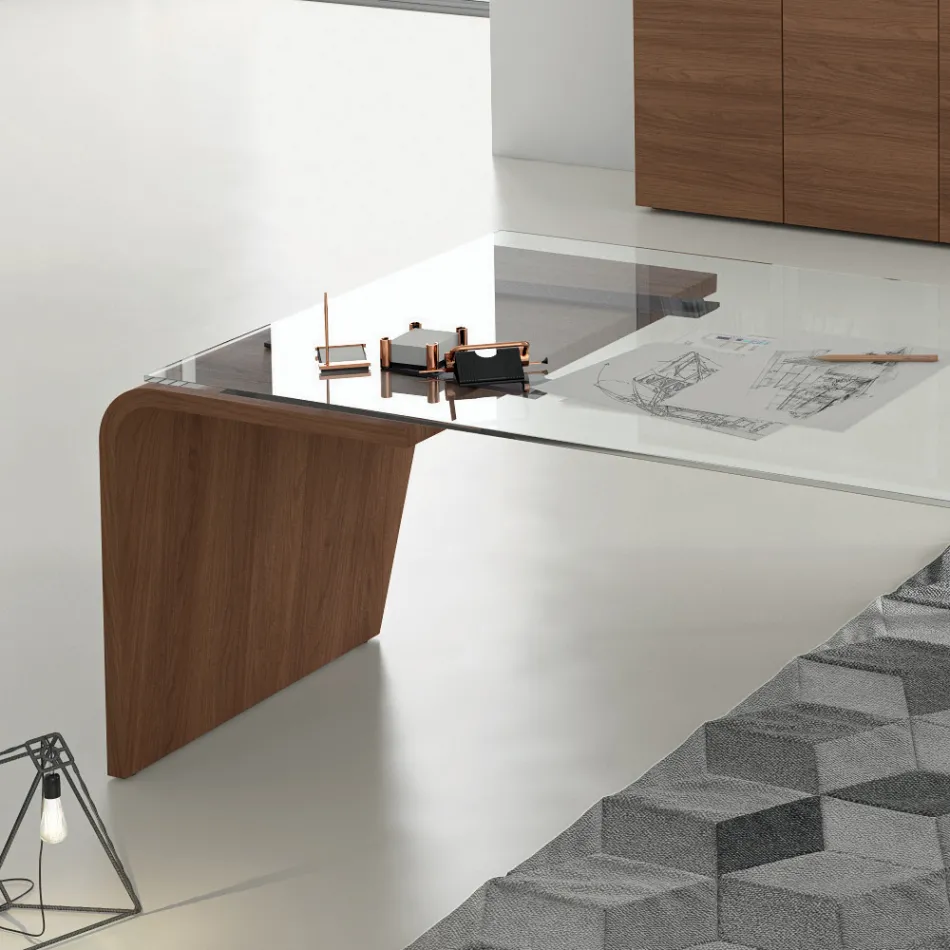 Executive desk by Andrea Stramigioli - Butterfly Viadurini