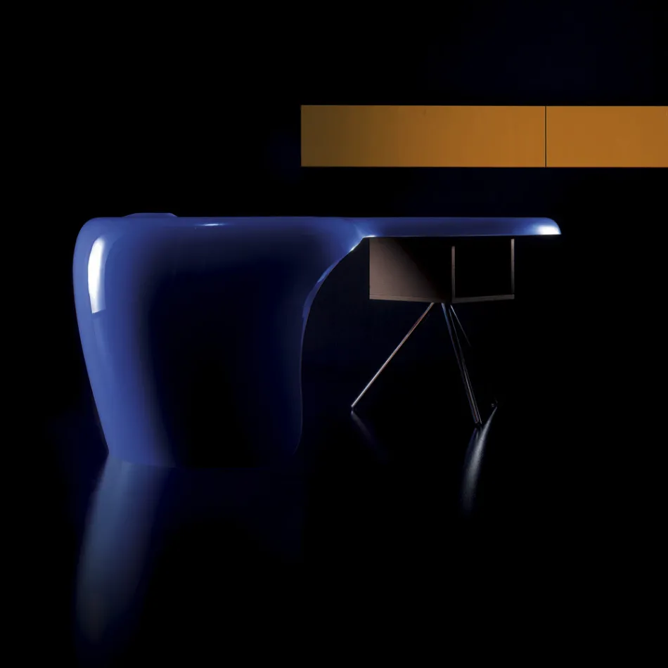 Executive desk by Karim Rashid in polyurethane in various finishes - James Viadurini
