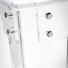 Transparent Plexiglass Desk Modern Design Made in Italy - Vichy Viadurini