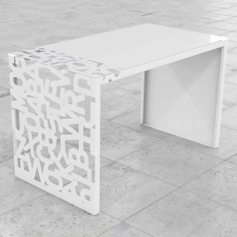 Desk Kattedra Letters &quot;A Waterfall&quot; 160x80x75 Mabele Viadurini