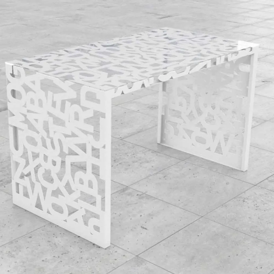 Desk Kattedra Letters &quot;A Waterfall&quot; 160x80x75 Mabele Viadurini