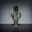 Black artisan ceramic sculpture 100% Made in Italy Fabas 2 Viadurini