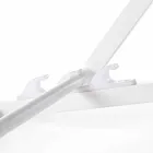 Outdoor Deckchair in Aluminium with Seat in Textilene, 4 Pieces - Kailua Viadurini